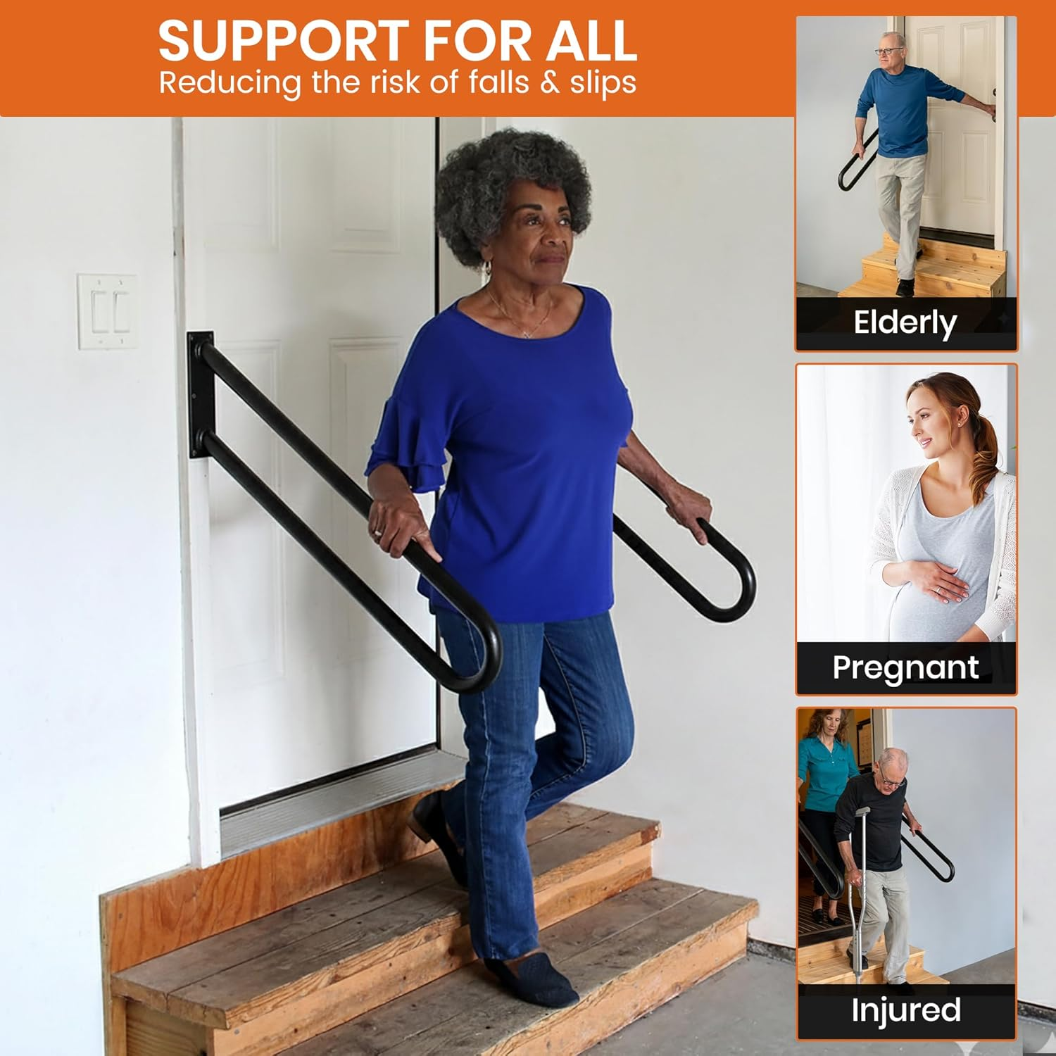 ⚙️ Heavy-Duty Doorway Safety Handrail - Feel Safer On Every Step In And Out Of Your Home🏠 👉 Claim Your 30% Off Now thumbnail 8