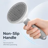 🐾 Self-Cleaning Pet Grooming Brush — Gentle Hair Removal & Dematting Comb for Dogs and Cats thumbnail 9