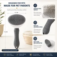 🐾 Self-Cleaning Pet Grooming Brush — Gentle Hair Removal & Dematting Comb for Dogs and Cats thumbnail 7