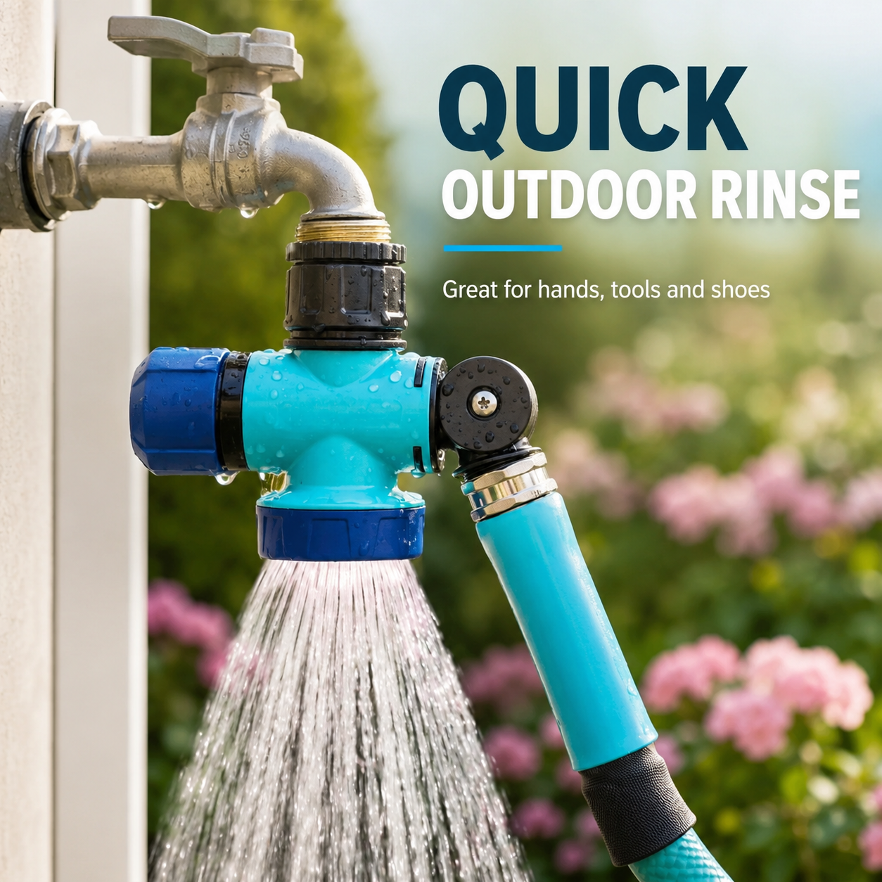 💧 3-Way 360° Outdoor Faucet Connector — 49% OFF 💥 thumbnail 8