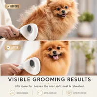 🐾 Self-Cleaning Pet Grooming Brush — Gentle Hair Removal & Dematting Comb for Dogs and Cats thumbnail 3