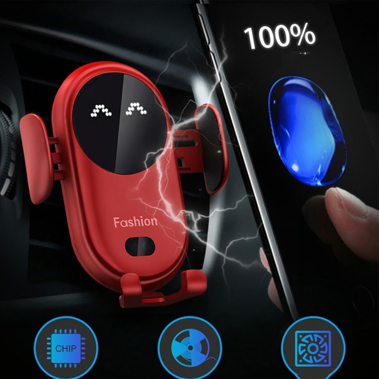 Smart Car Wireless Charger Phone Holder-BUY 2 FREE SHIPPING thumbnail 5