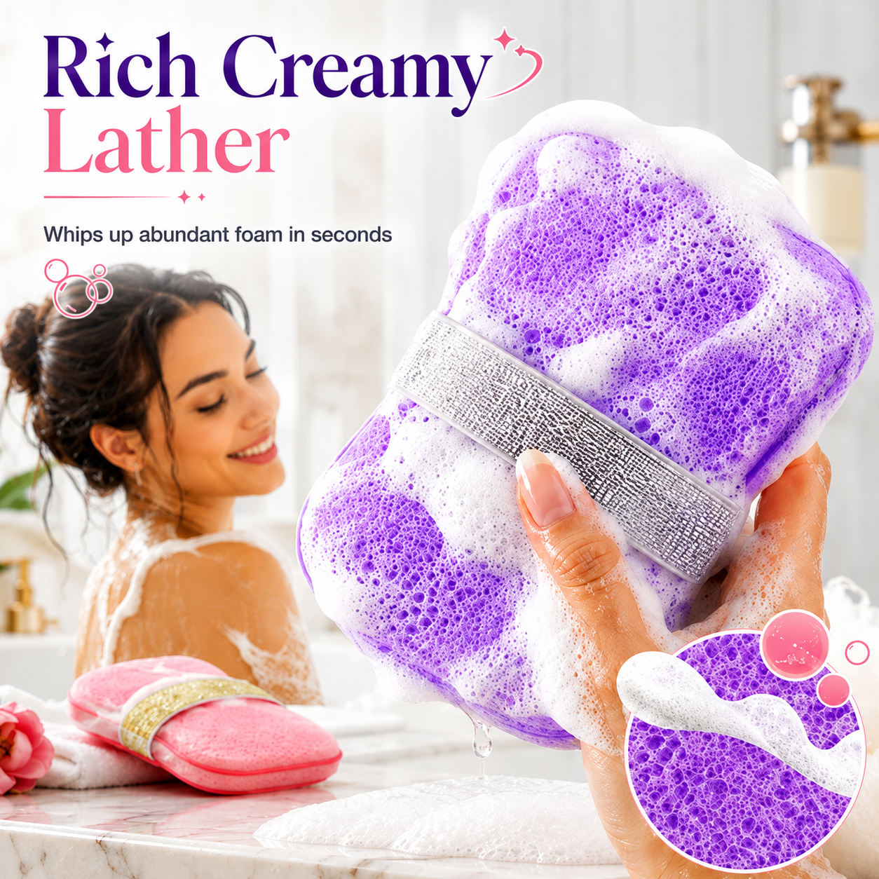 ✨ 2-in-1 Exfoliating Soap Saver Pouch – 49% OFF thumbnail 3