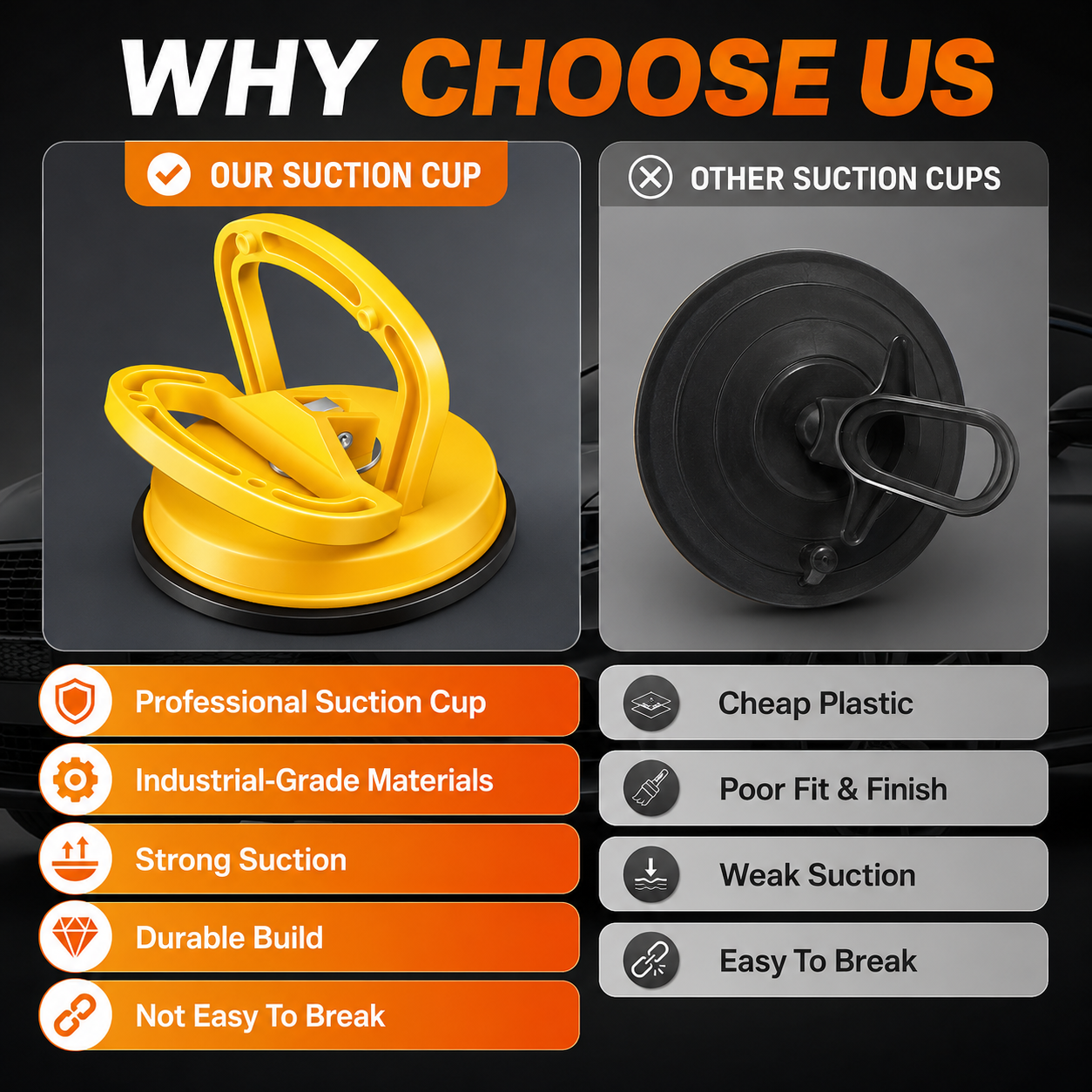 🔥SALE UP TO 60%🔥Heavy Duty Suction Cup Dent Remover 🛠️ Fix Small Car Dents At Home In Minutes ⏰ thumbnail 8