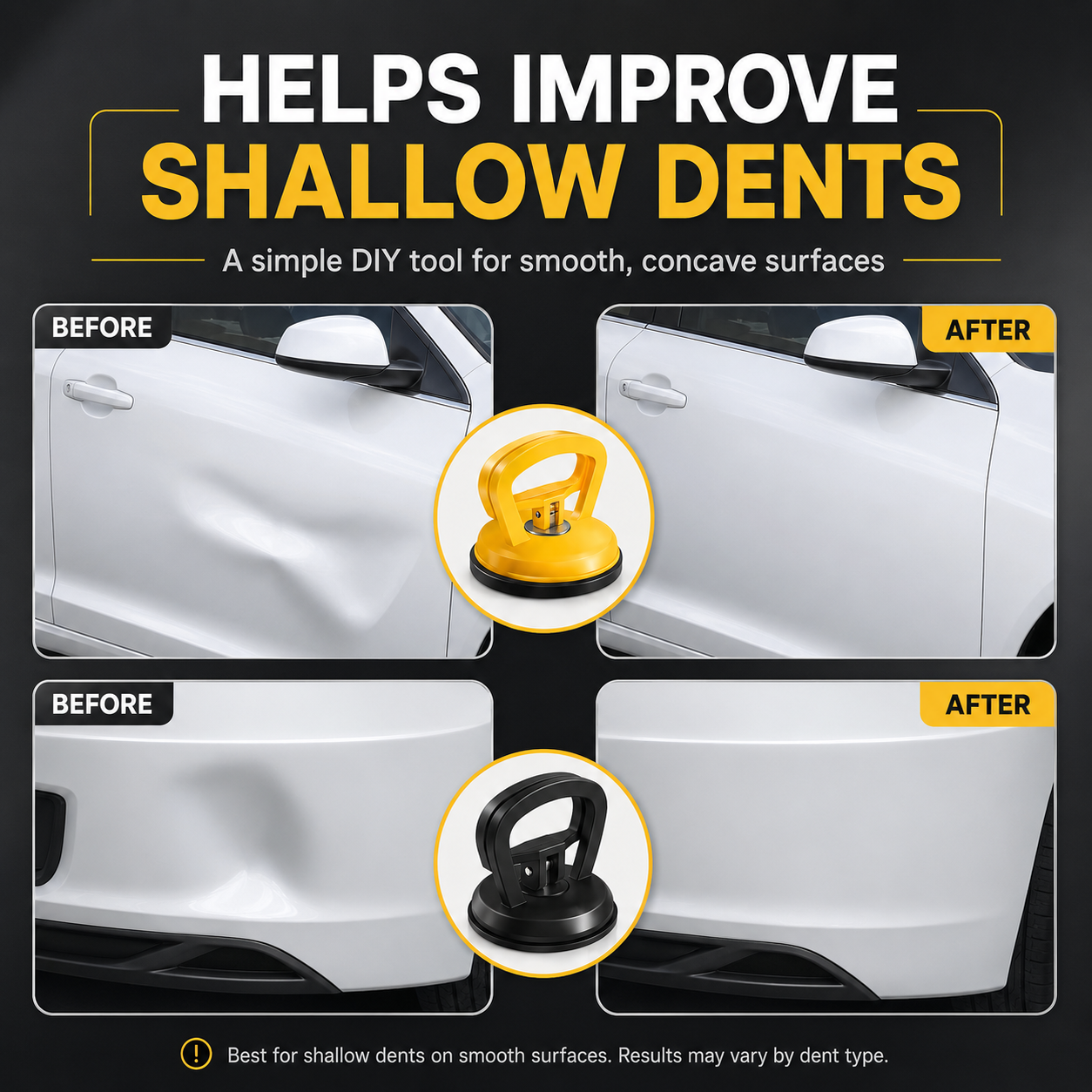 🔥SALE UP TO 60%🔥Heavy Duty Suction Cup Dent Remover 🛠️ Fix Small Car Dents At Home In Minutes ⏰ thumbnail 2