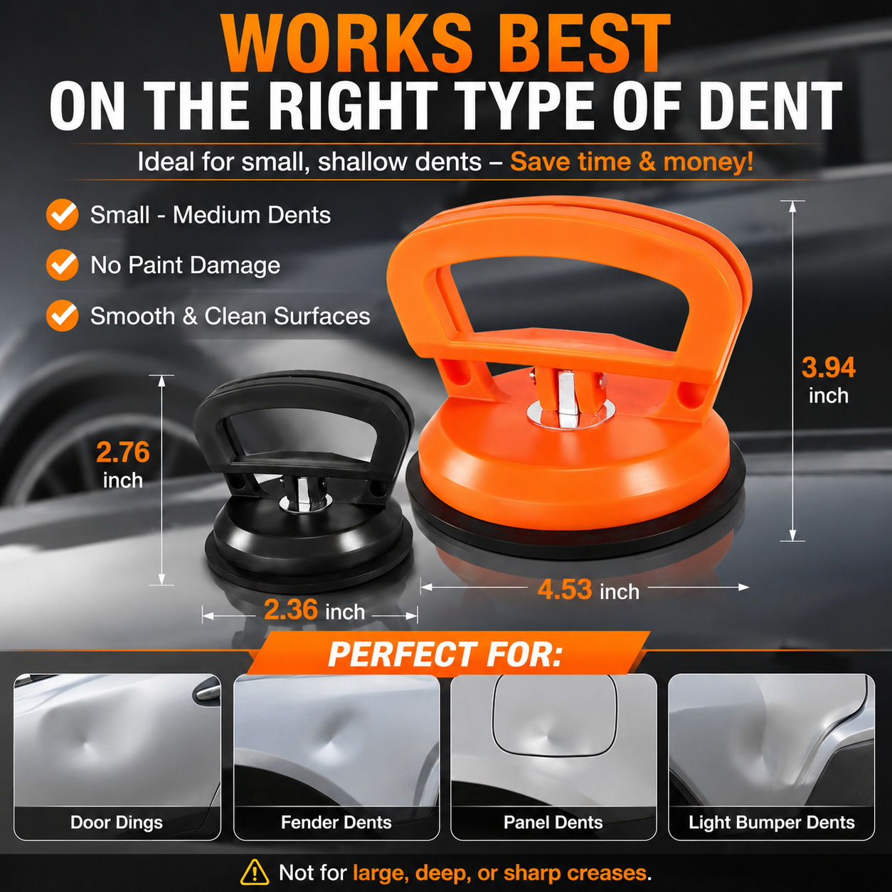 🔥SALE UP TO 60%🔥Heavy Duty Suction Cup Dent Remover 🛠️ Fix Small Car Dents At Home In Minutes ⏰ - Image 1