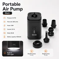 ⚡ Mini Portable Air Pump — USB Rechargeable Inflator & Deflator for Pool Floats, Air Beds & Storage Bags thumbnail 3
