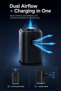 ⚡ Mini Portable Air Pump — USB Rechargeable Inflator & Deflator for Pool Floats, Air Beds & Storage Bags thumbnail 9