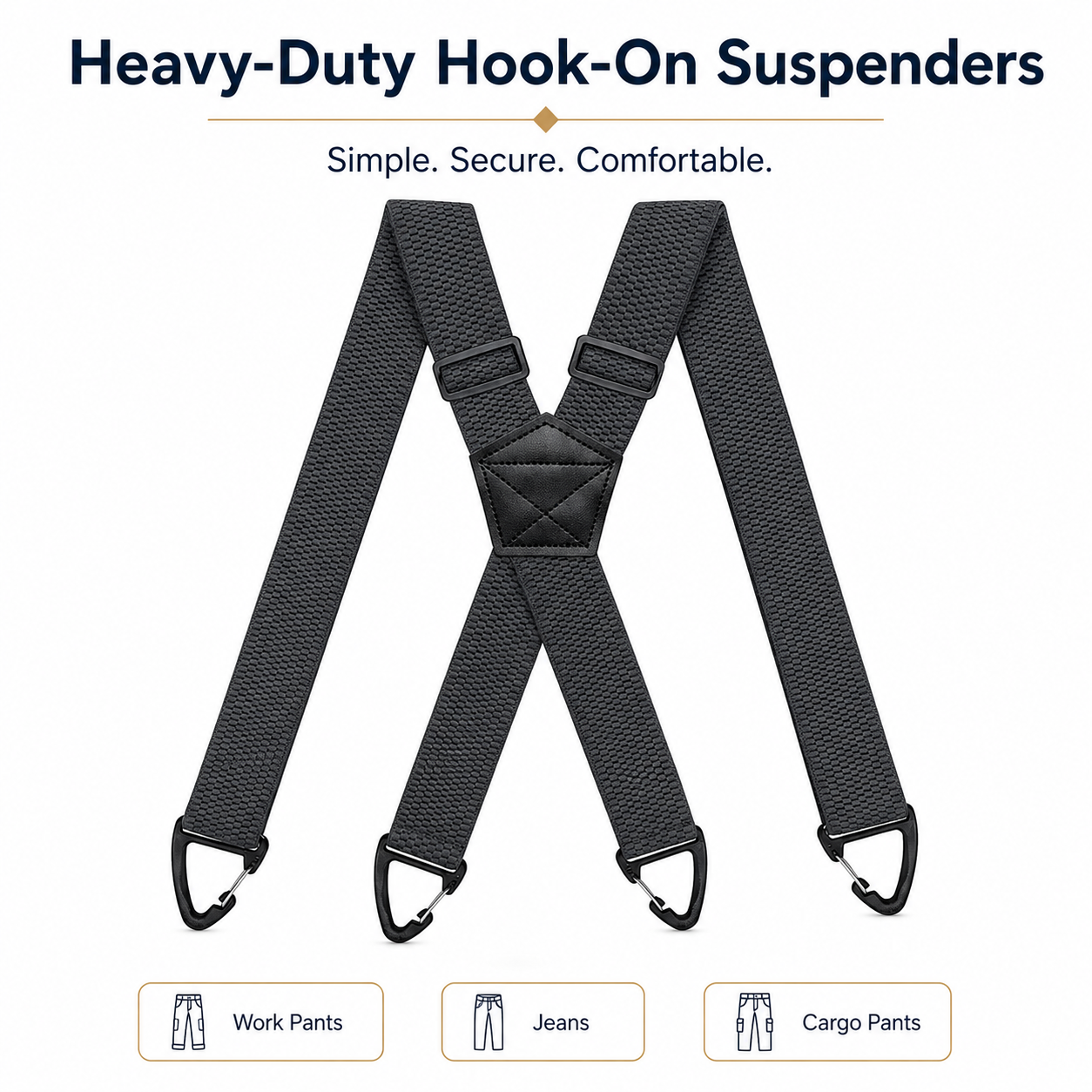 ⏰Men’s No-Slip Hook Suspenders – 49% OFF💥 thumbnail 6