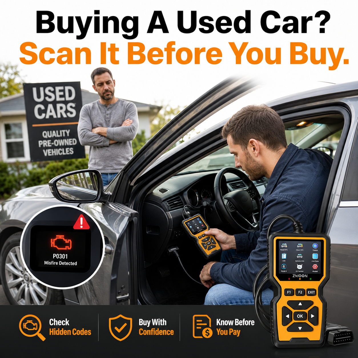 ⚙️ Know What Your Car Is Trying To Tell You - Smart OBD2 Car Diagnostic Scanner 🛠️ thumbnail 2