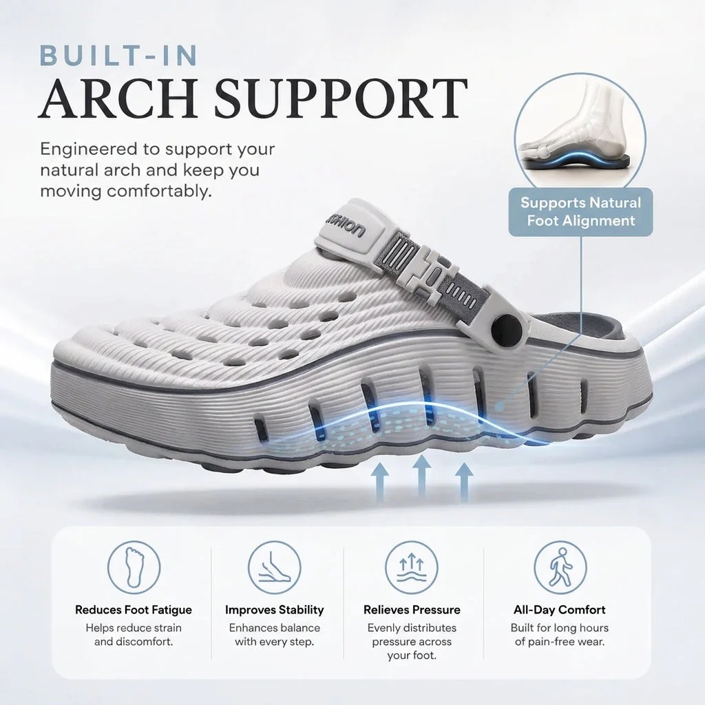 🩴BUY 2 FREE SHIPPING🔥Cloud Walk Men's Clogs thumbnail 3