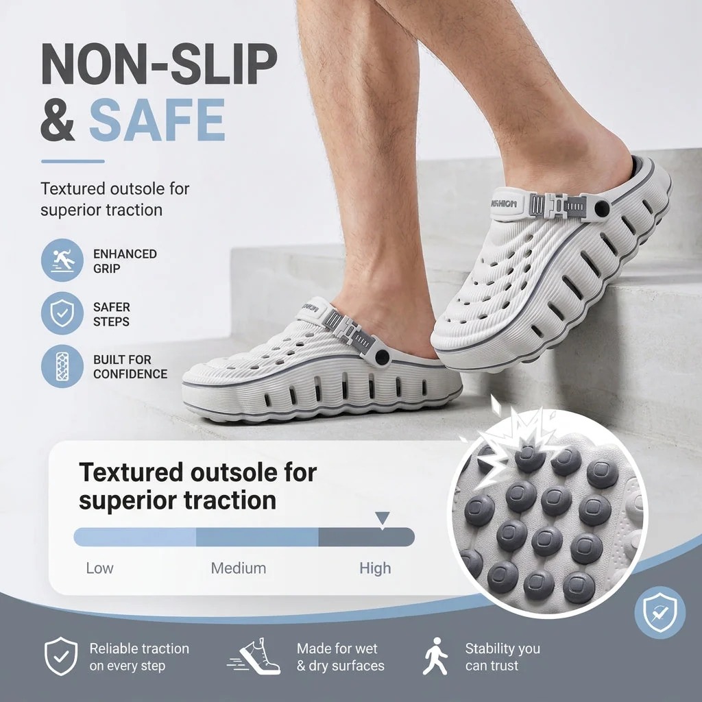 🩴BUY 2 FREE SHIPPING🔥Cloud Walk Men's Clogs thumbnail 4