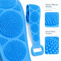 🛁Limited-Time 50% OFF 💦Silicone Bath Brush Double-Sided Exfoliating Back Scrubber thumbnail 7