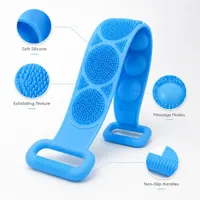 🛁Limited-Time 50% OFF 💦Silicone Bath Brush Double-Sided Exfoliating Back Scrubber thumbnail 6