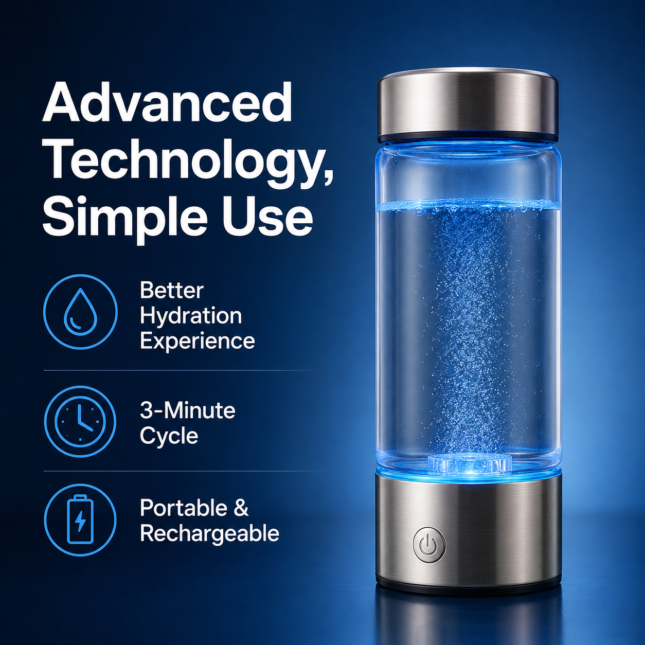 💧Portable Hydrogen-Rich Water Bottle – Fresh Water in 3 Minutes - 49% Off Today 💥 thumbnail 4