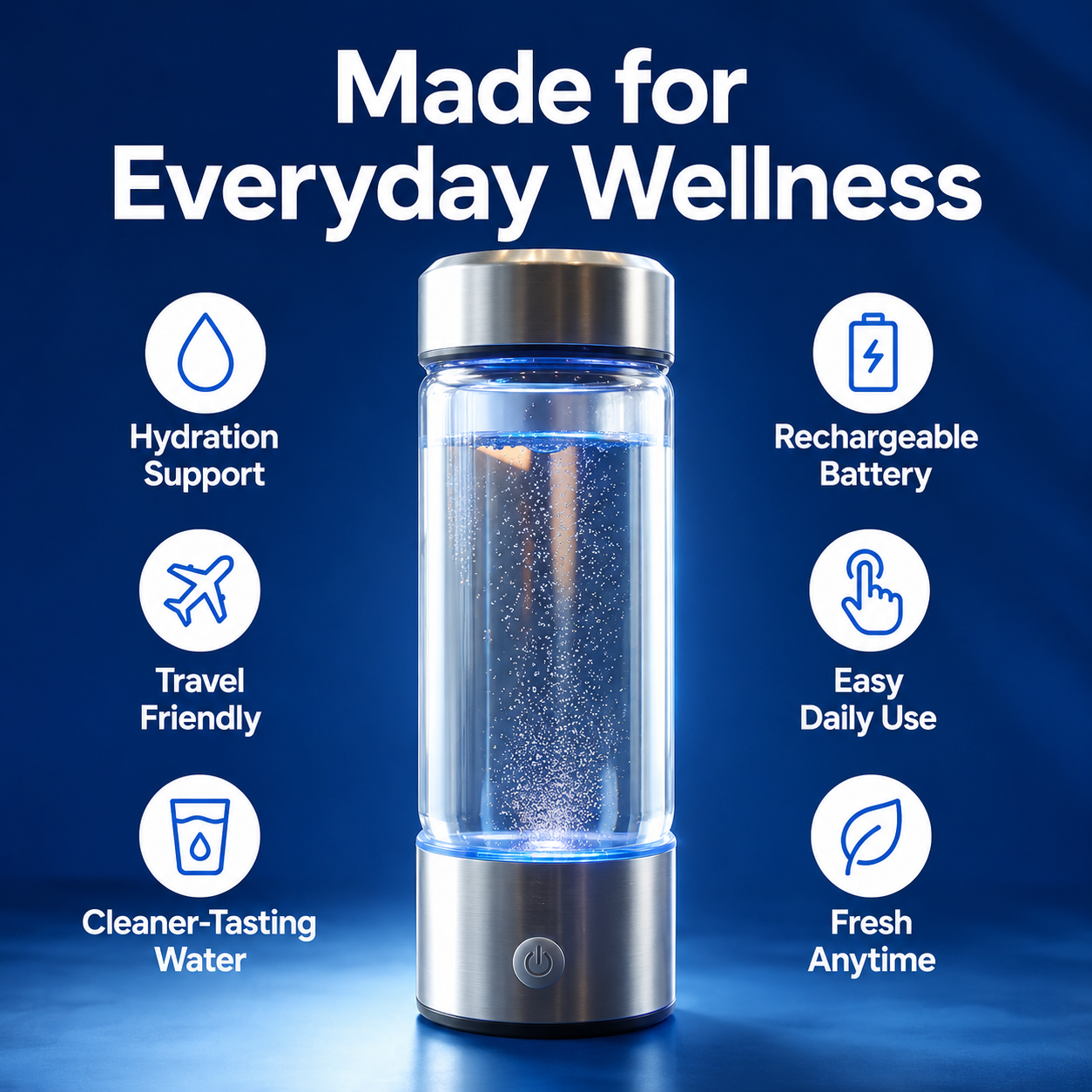 💧Portable Hydrogen-Rich Water Bottle – Fresh Water in 3 Minutes - 49% Off Today 💥 thumbnail 3