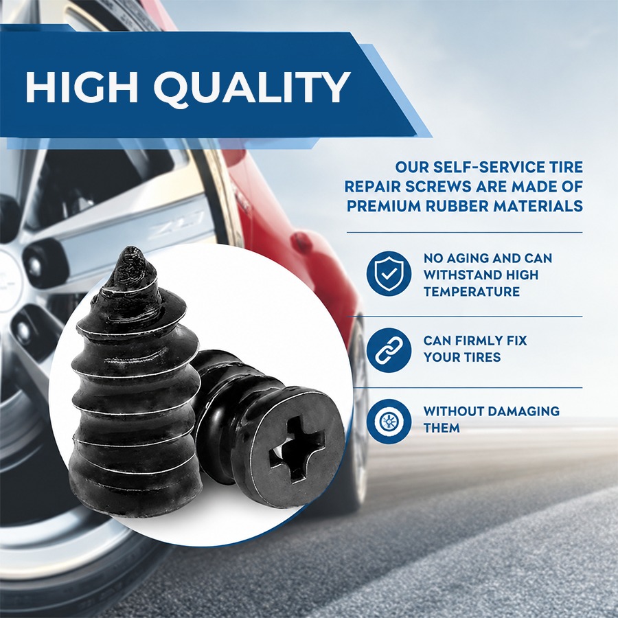 🔥 Last Day 50% OFF🔩 60PCS Self-Sealing Tire Repair Rubber Nails Kit with 2 Sizes thumbnail 3