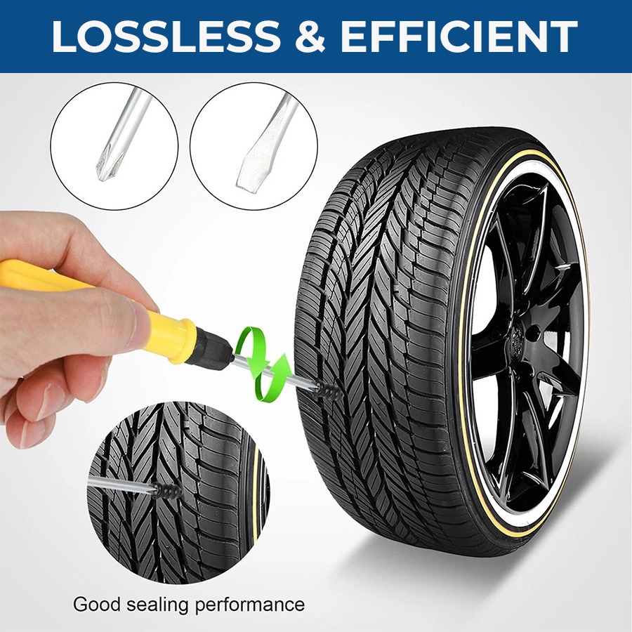 🔥 Last Day 50% OFF🔩 60PCS Self-Sealing Tire Repair Rubber Nails Kit with 2 Sizes thumbnail 7