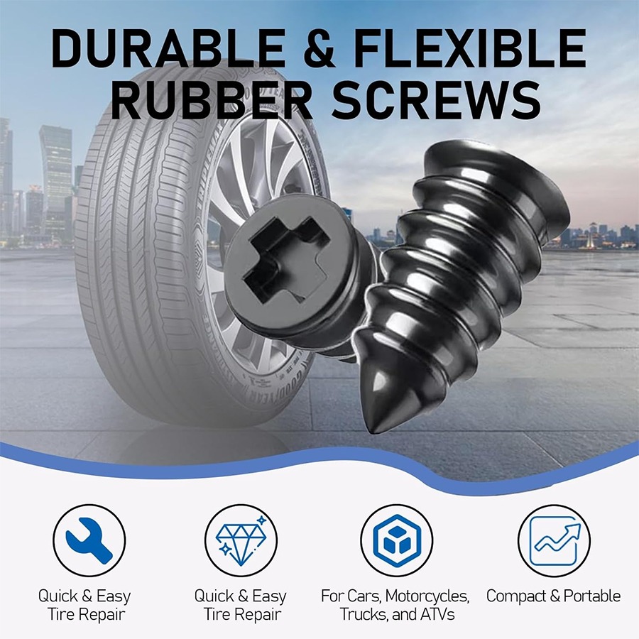 🔥 Last Day 50% OFF🔩 60PCS Self-Sealing Tire Repair Rubber Nails Kit with 2 Sizes thumbnail 10