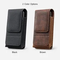 ⚡Big Discount | Waist Belt Cell Phone Pouch 📱 Multi-Pocket Leather Holster with Card Holder thumbnail 13