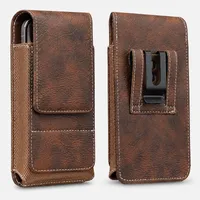 ⚡Big Discount | Waist Belt Cell Phone Pouch 📱 Multi-Pocket Leather Holster with Card Holder thumbnail 11