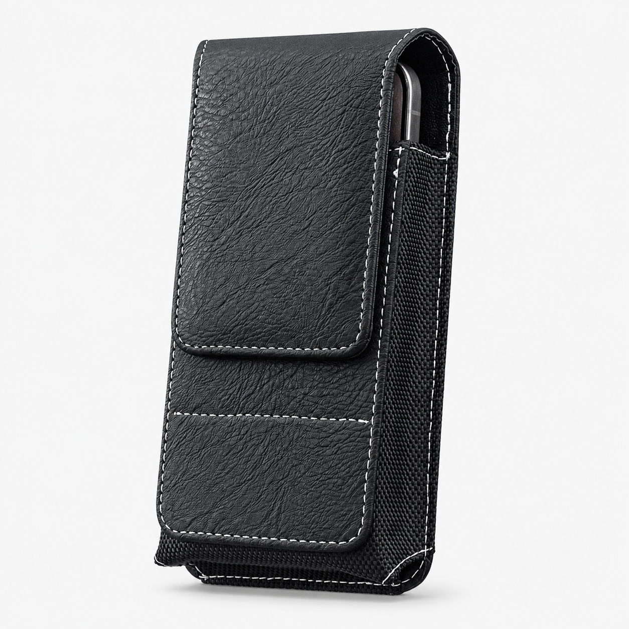 ⚡Big Discount | Waist Belt Cell Phone Pouch 📱 Multi-Pocket Leather Holster with Card Holder thumbnail 10