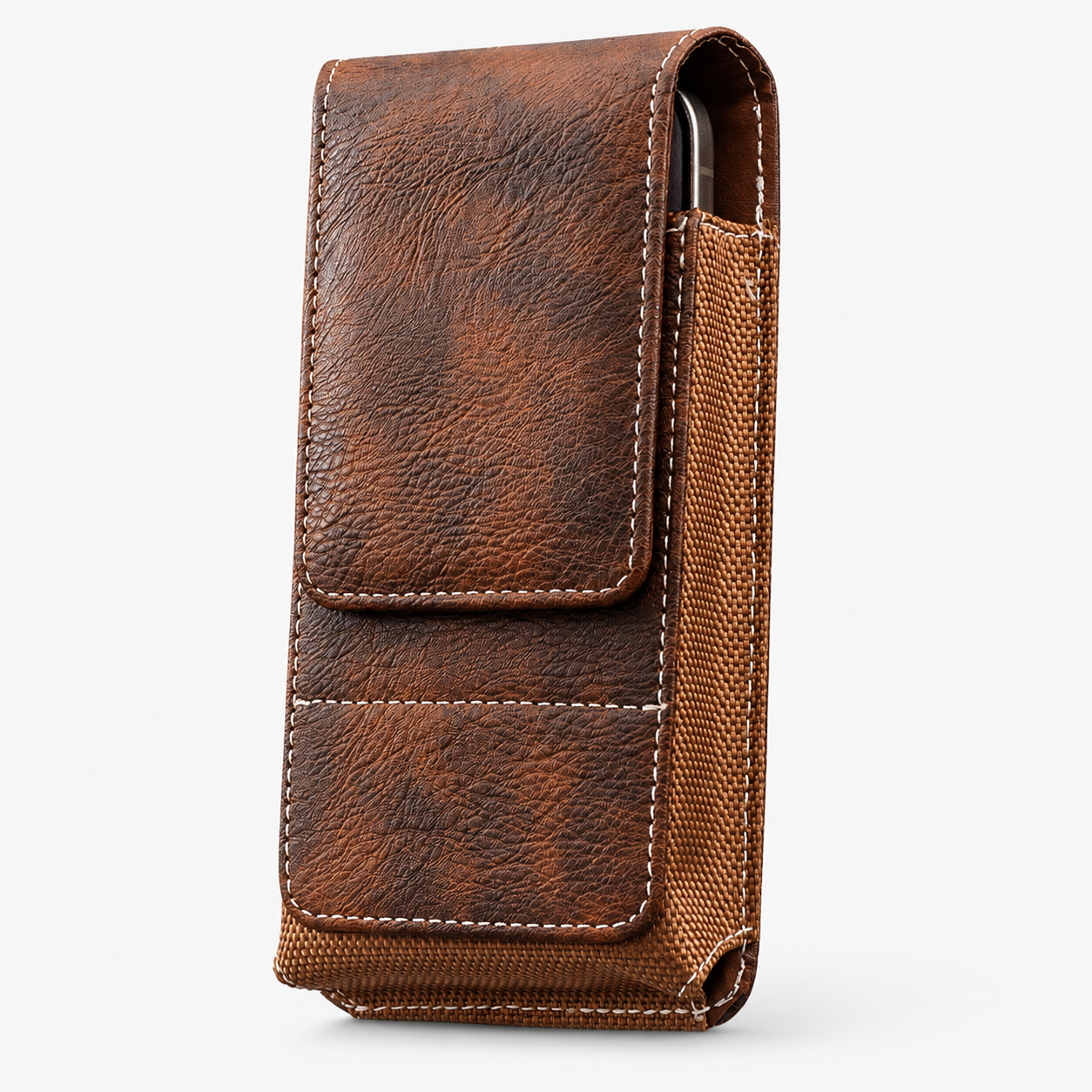 ⚡Big Discount | Waist Belt Cell Phone Pouch 📱 Multi-Pocket Leather Holster with Card Holder thumbnail 9