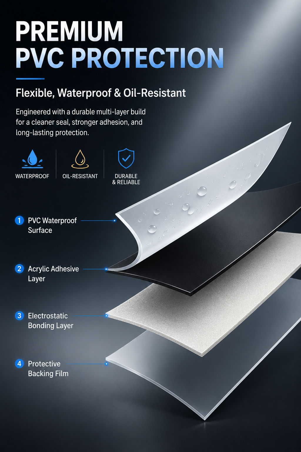 💧 Waterproof PVC Sealing Tape — Self-Adhesive Sink & Bathroom Edge Strip for Clean, Leak-Proof Corners thumbnail 4