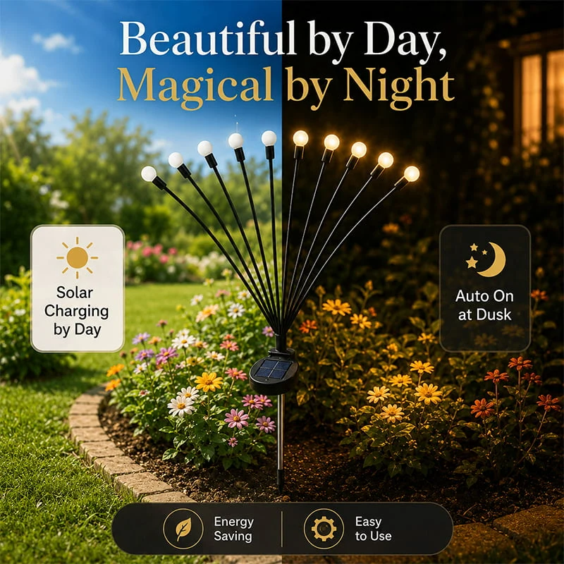 🔥 50% OFF TODAY 🔥 🌿 Solar Garden Lights: Light Up Your Garden Without Wiring ✨ thumbnail 3