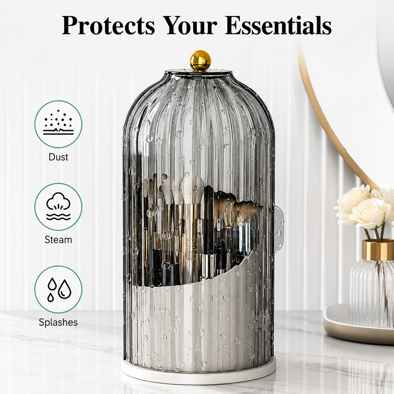 360° Dustproof Toothbrush Organizer – Keep Your Bathroom Clean & Clutter-Free | 50% OFF 🪥✨ thumbnail 4