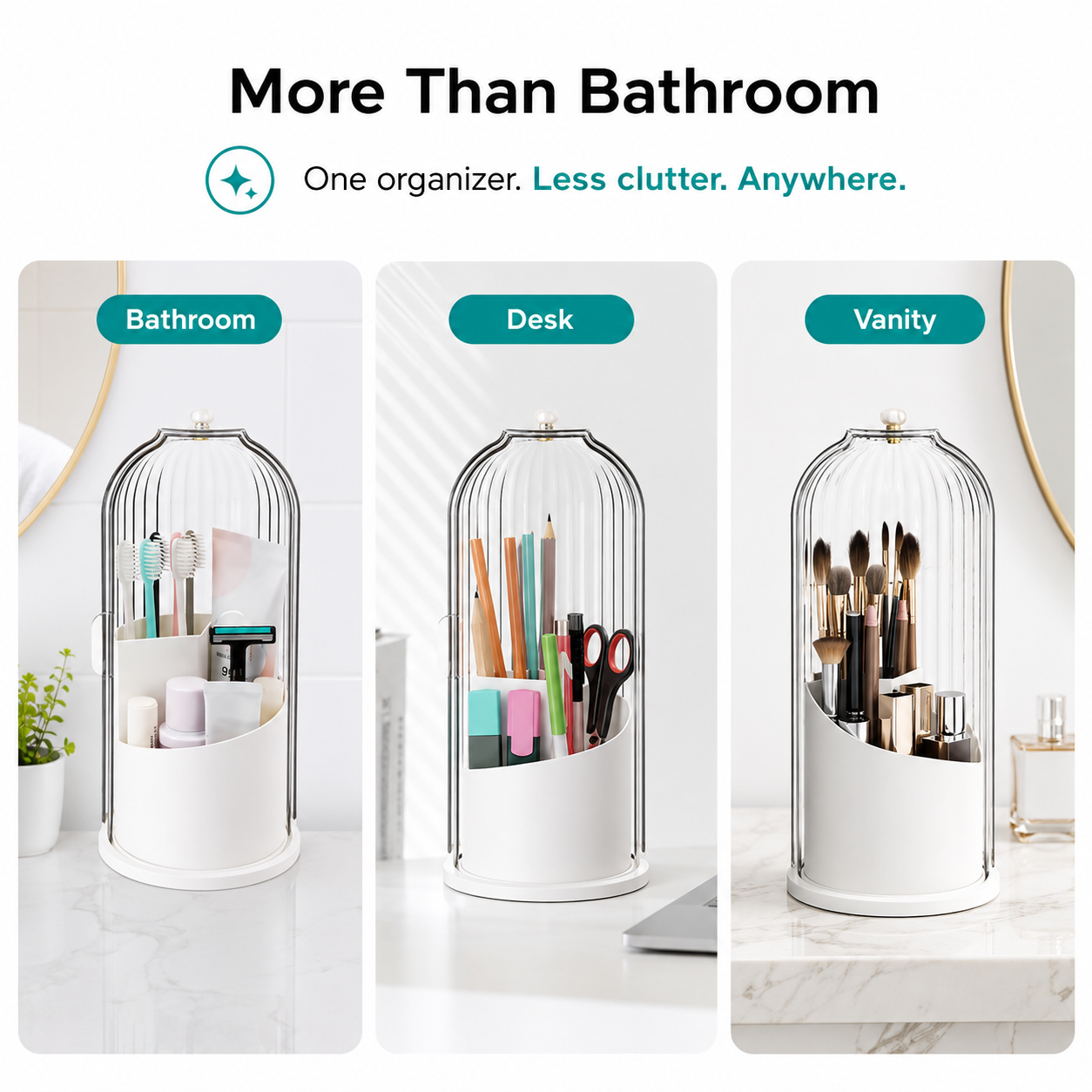 360° Dustproof Toothbrush Organizer – Keep Your Bathroom Clean & Clutter-Free | 50% OFF 🪥✨ thumbnail 5