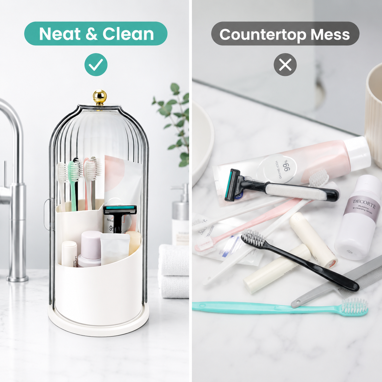 360° Dustproof Toothbrush Organizer – Keep Your Bathroom Clean & Clutter-Free | 50% OFF 🪥✨ thumbnail 3
