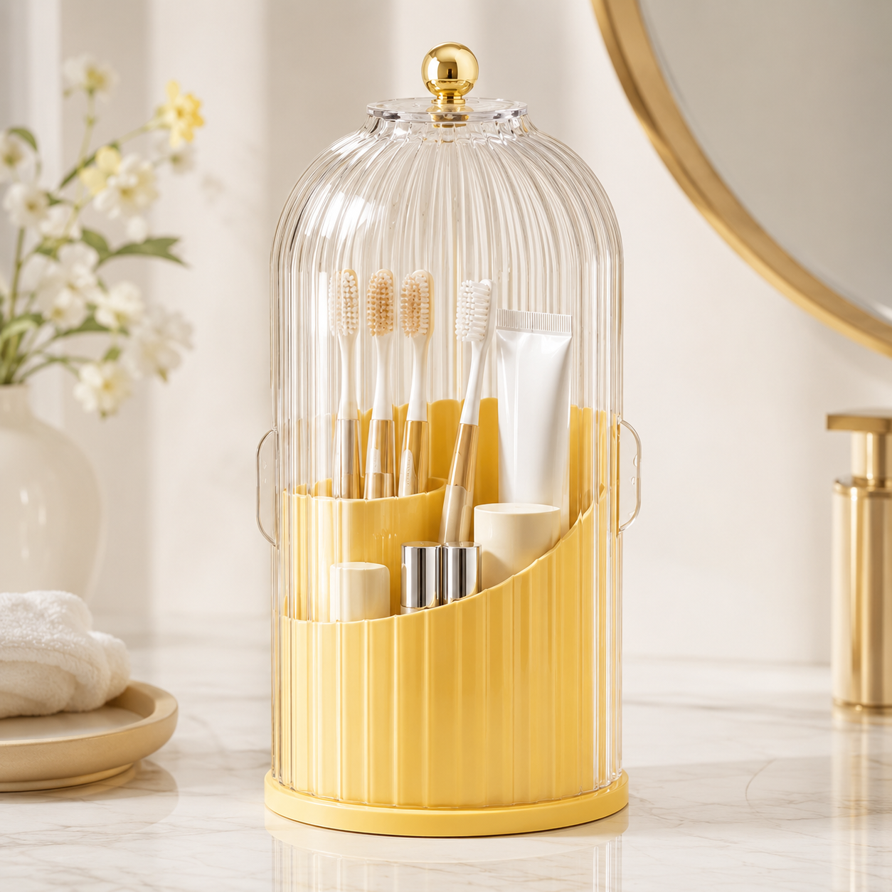 360° Dustproof Toothbrush Organizer – Keep Your Bathroom Clean & Clutter-Free | 50% OFF 🪥✨ thumbnail 10
