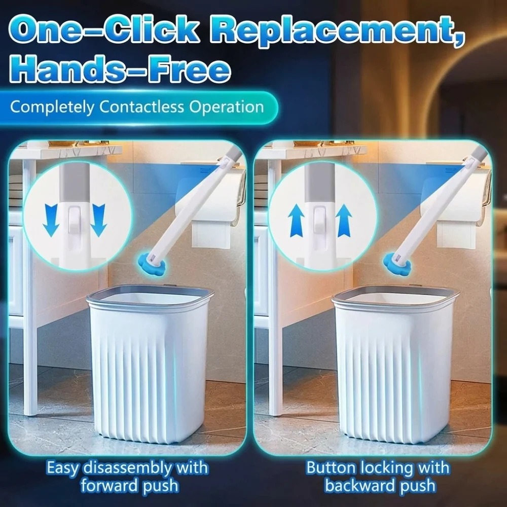 ⏰Last 4 Hours Sale: Save 50%💦 OneTouch Toilet Brush + 30 Replaceable Heads thumbnail 9
