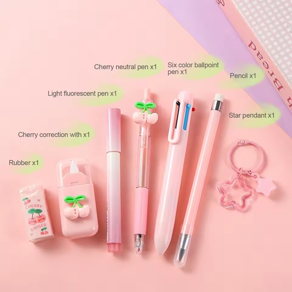 🔥 Back-To-School Sale — 65% OFF 🎒 7pcs/set Colorful School Stationary Kits thumbnail 4
