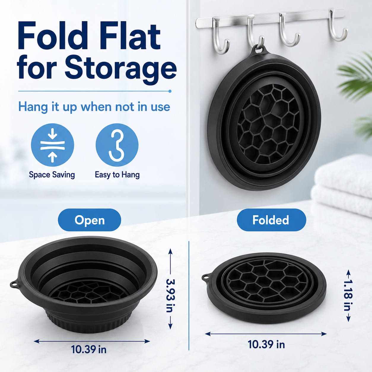 ⚡Big Discount | Foldable Silicone Facial Ice Bath Bowl, Ice Face Bowl with Built-in Ice Tray❄️ thumbnail 8