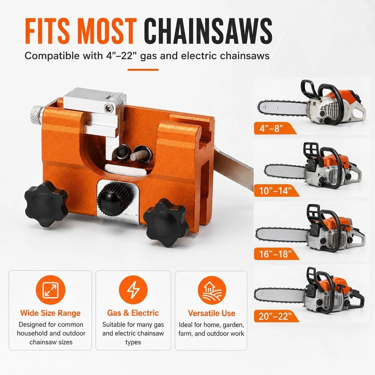 🔥 Last Day 50% OFF 🔥 RazorWolf Chainsaw Sharpener (Official Retailer) 2026 thumbnail 8