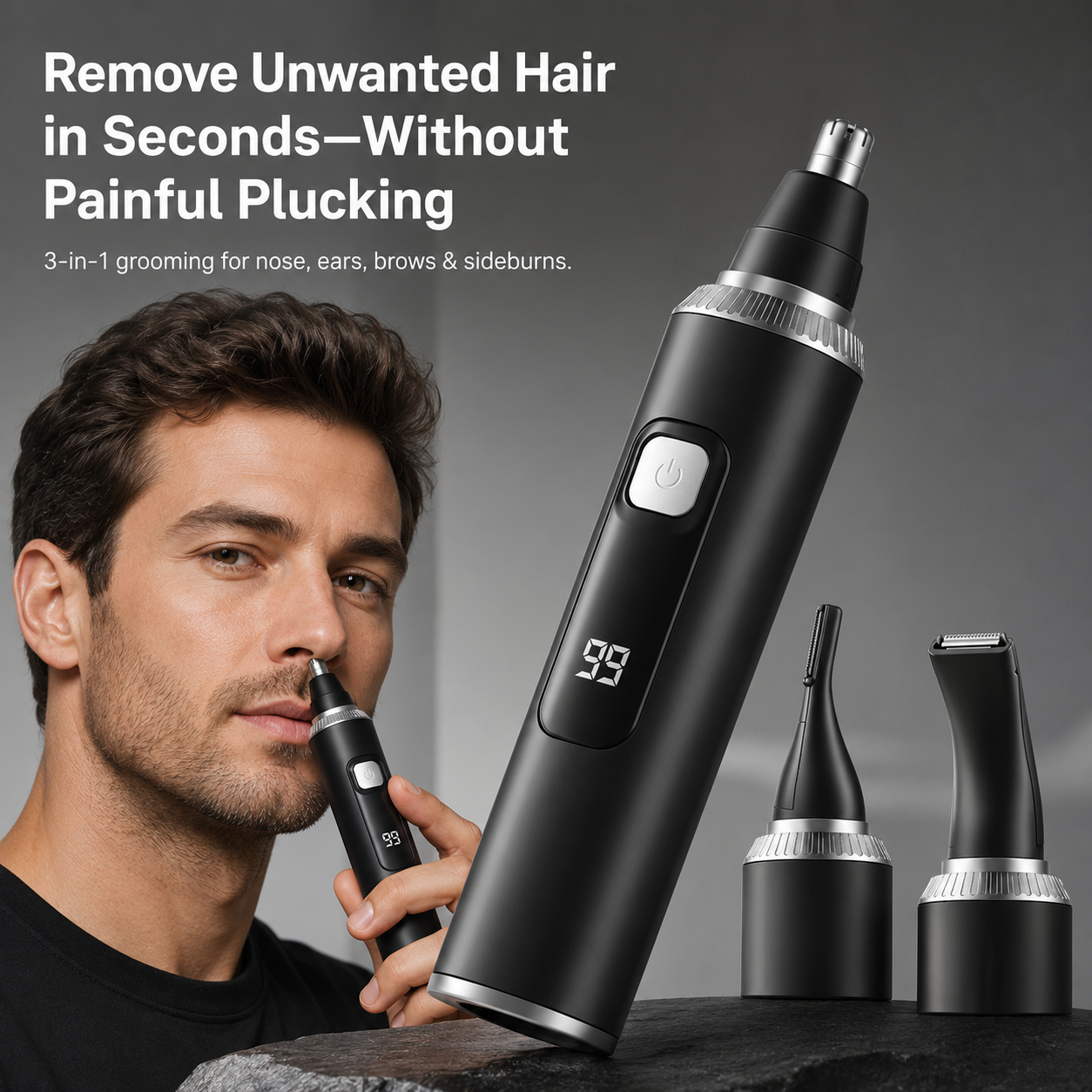 ⚡ LIMITED-TIME OFFER — SAVE 49% + FREE US SHIPPING - Precision Nose & Ear Hair Trimmer 🏆💈 thumbnail 5
