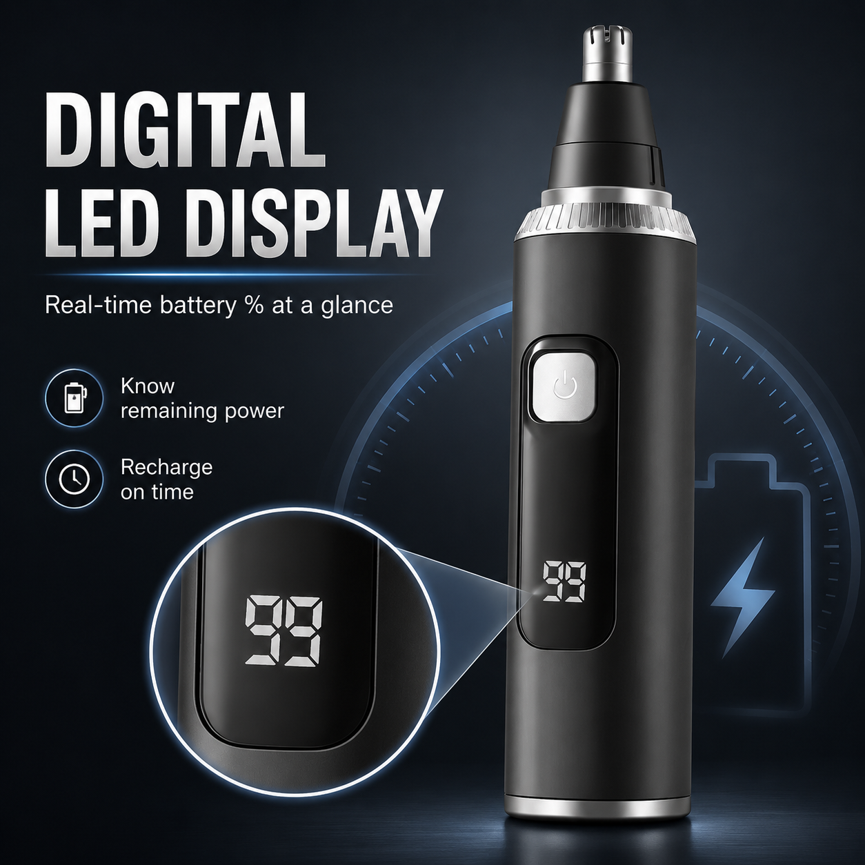 ⚡ LIMITED-TIME OFFER — SAVE 49% + FREE US SHIPPING - Precision Nose & Ear Hair Trimmer 🏆💈 thumbnail 9