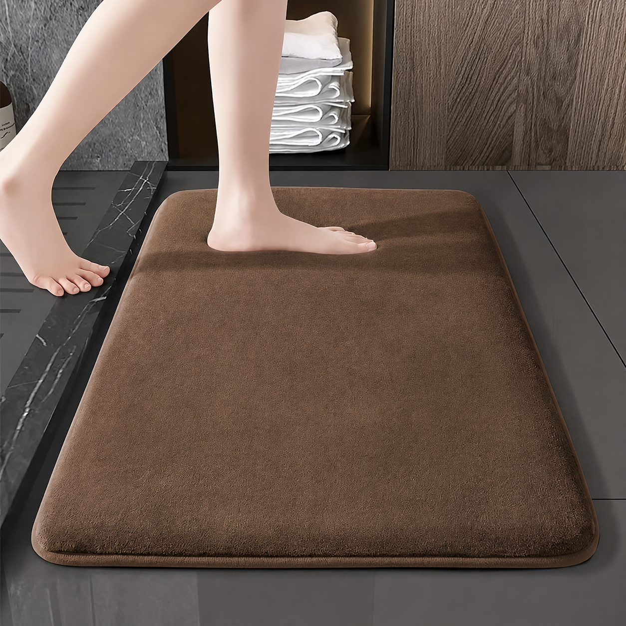 🛁 Premium Super Absorbent Bath Mat — Non-Slip Coral Velvet Bathroom Rug for Soft, Dry Comfort thumbnail 10