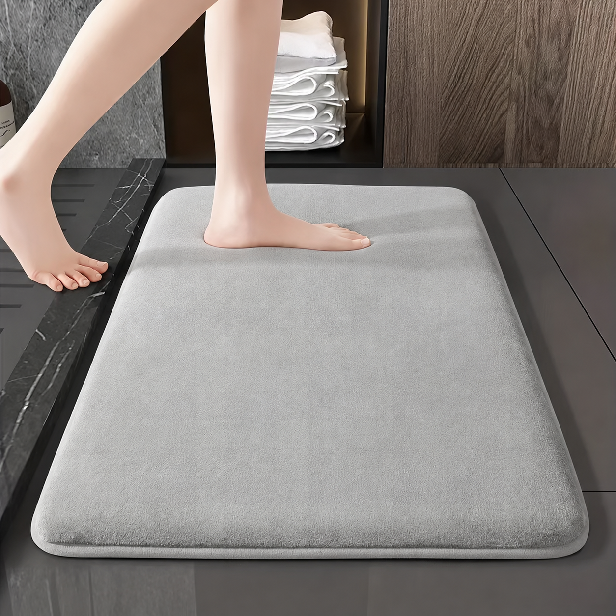 🛁 Premium Super Absorbent Bath Mat — Non-Slip Coral Velvet Bathroom Rug for Soft, Dry Comfort thumbnail 11
