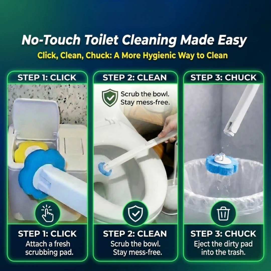 ⏰Last 4 Hours Sale: Save 50%💦 OneTouch Toilet Brush + 30 Replaceable Heads thumbnail 6