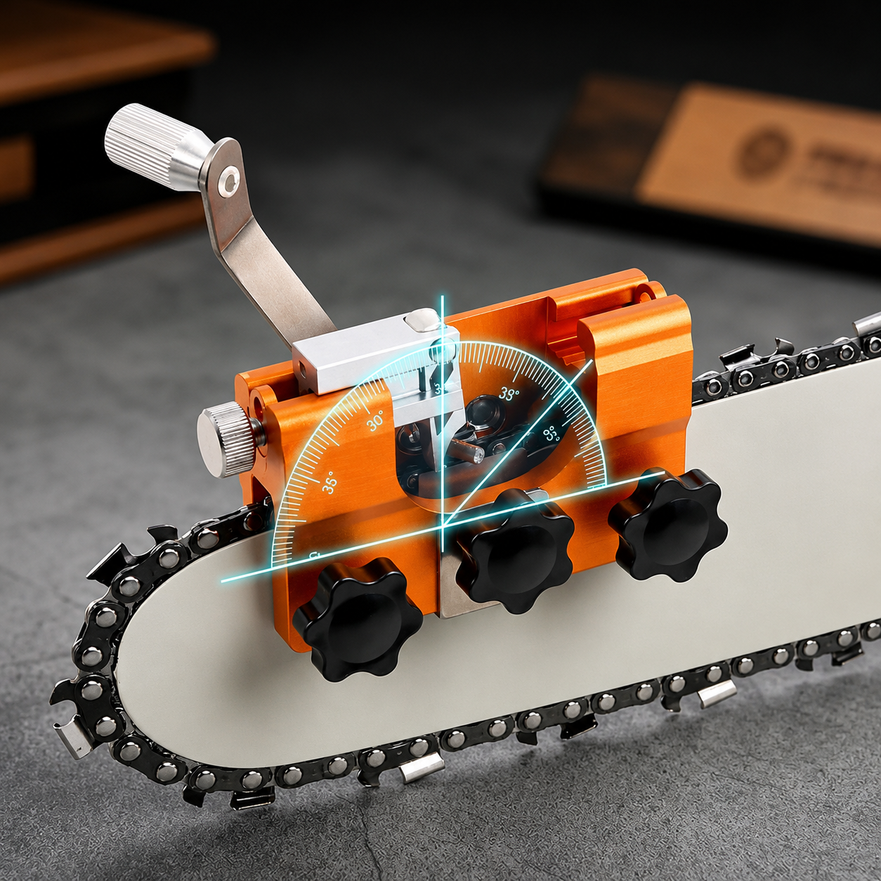 ⛓️ Manual Chainsaw Chain Sharpener – Restore Dull Chains Fast | 49% OFF 🔥 thumbnail 5