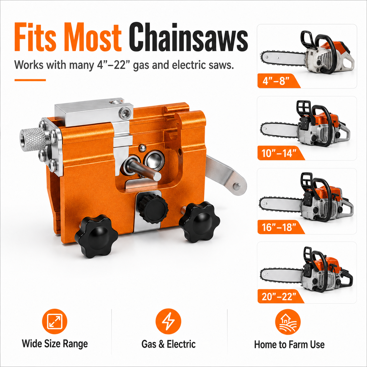 ⛓️ Manual Chainsaw Chain Sharpener – Restore Dull Chains Fast | 49% OFF 🔥 thumbnail 6