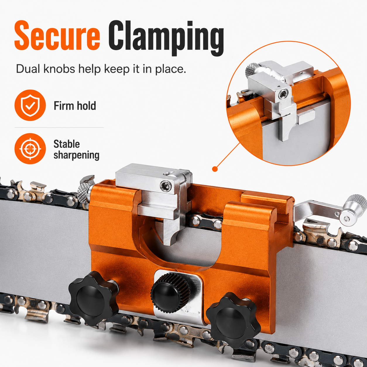 ⛓️ Manual Chainsaw Chain Sharpener – Restore Dull Chains Fast | 49% OFF 🔥 thumbnail 7