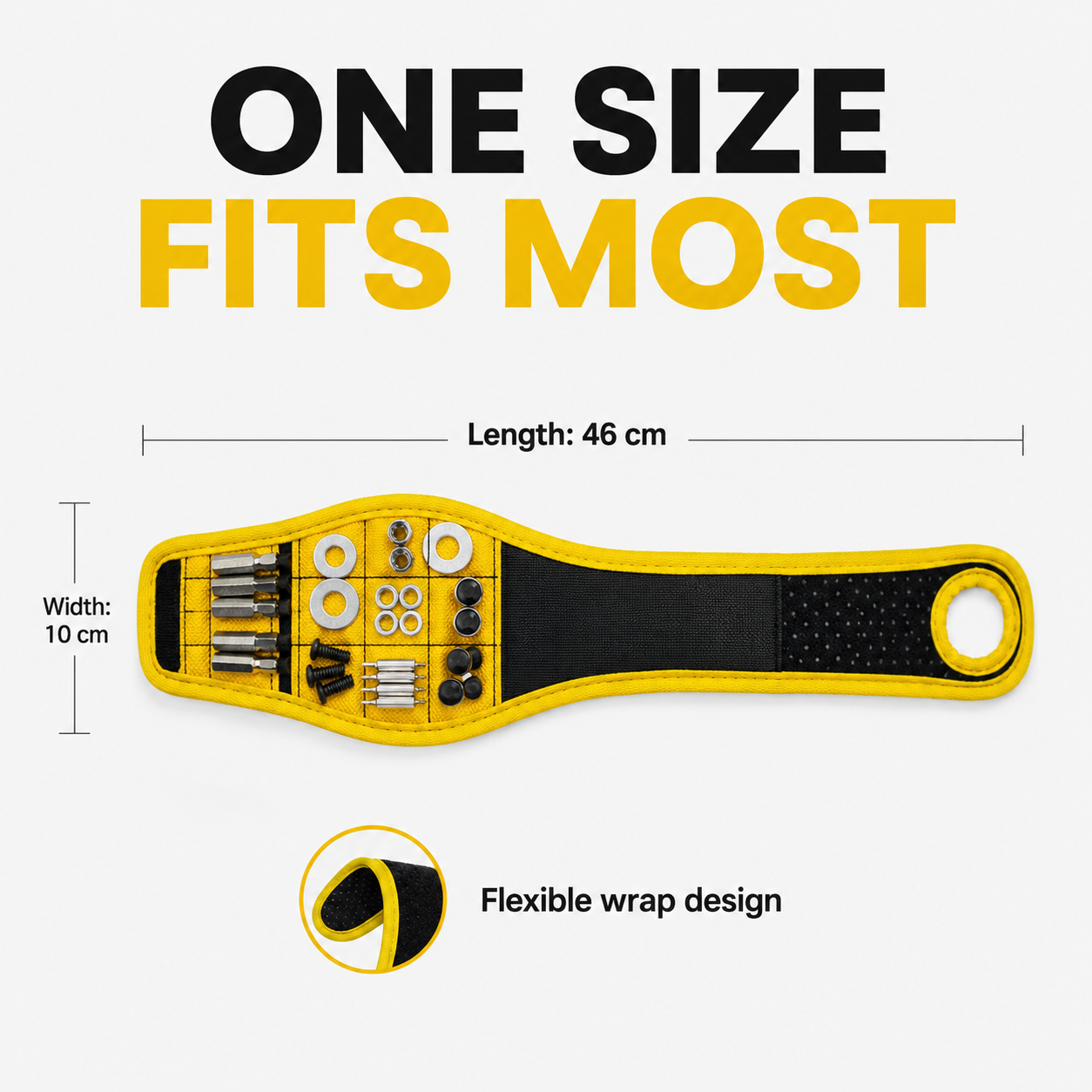 🔧 Hands-Free Magnetic Wrist Tool Holder – No More Dropped Screws | 49% OFF thumbnail 7