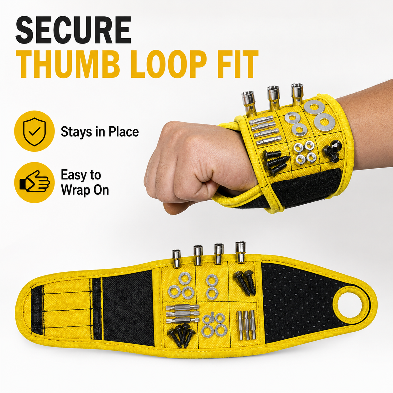 🔧 Hands-Free Magnetic Wrist Tool Holder – No More Dropped Screws | 49% OFF thumbnail 6