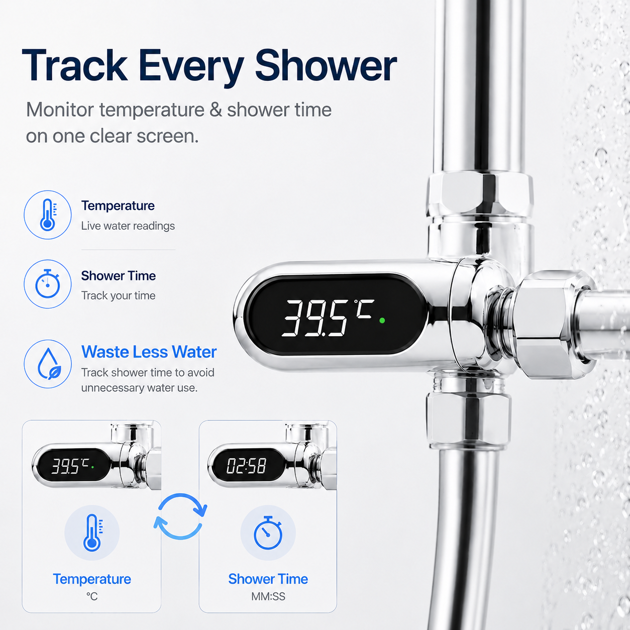🚿 Digital Shower Thermometer – 🔥 55% OFF + Free Shipping 🔥 thumbnail 3