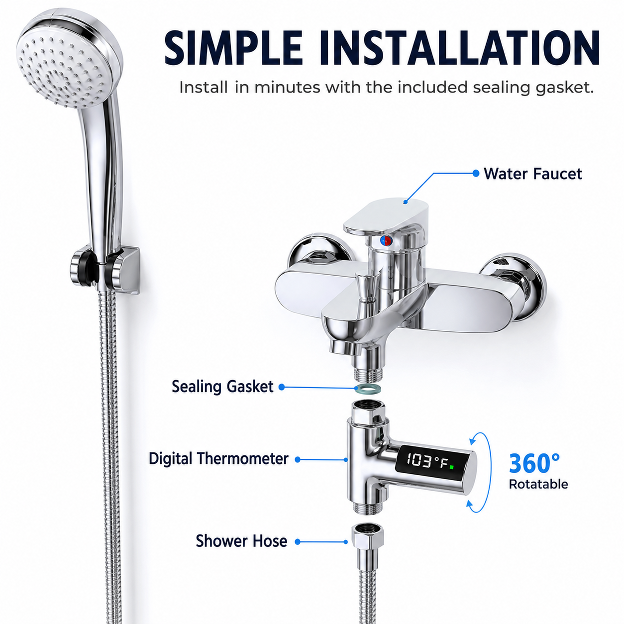 🚿 Digital Shower Thermometer – 🔥 55% OFF + Free Shipping 🔥 thumbnail 7