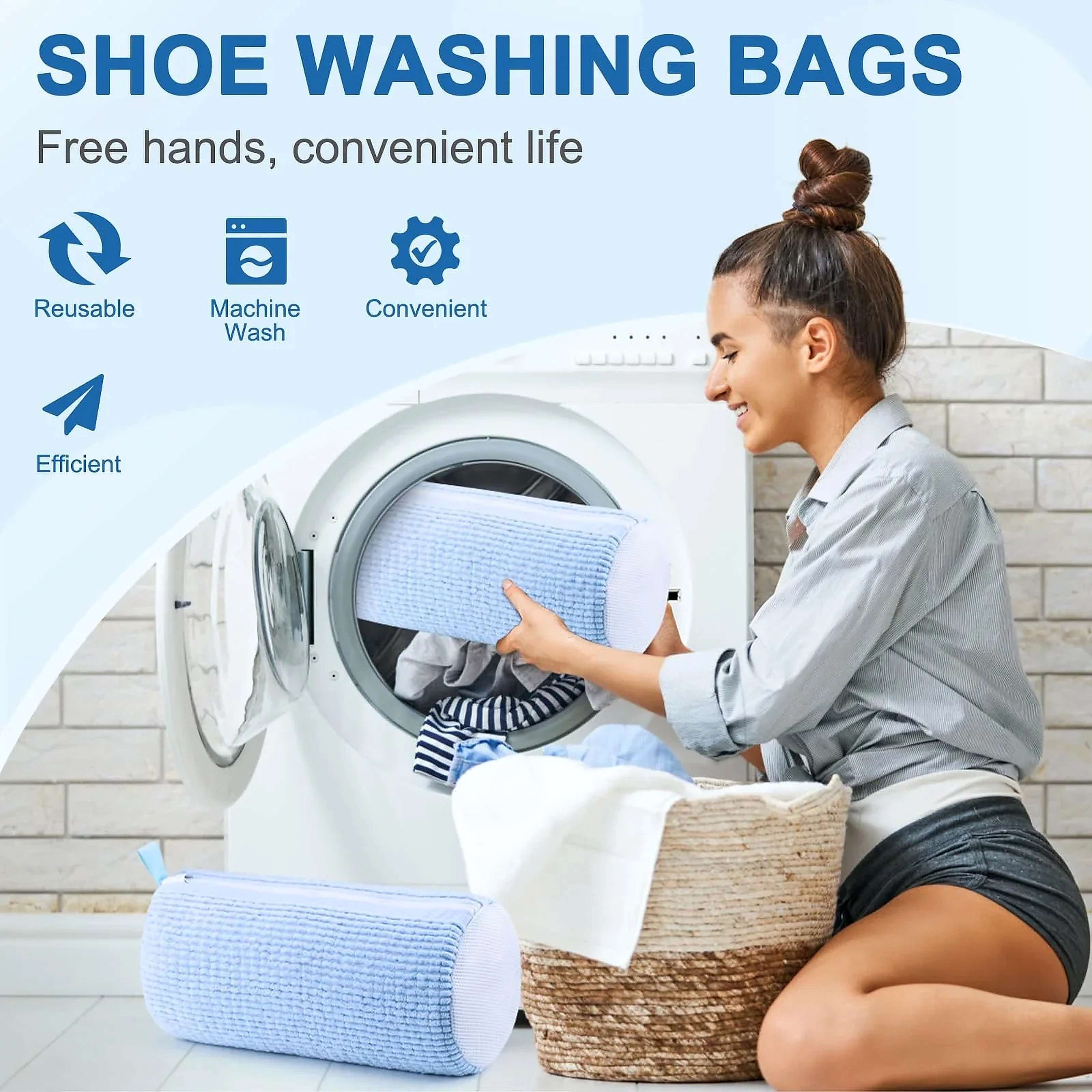 ✨Limited Time Offer✨ Shoe Washing Bag for Machine - Reusable & Durable🧼 - Image 1